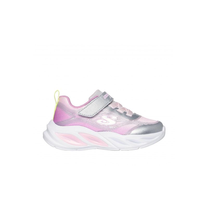 SKECHERS - Zapatillas Niña-Infante Cosmic Glow Gris LT Skechers