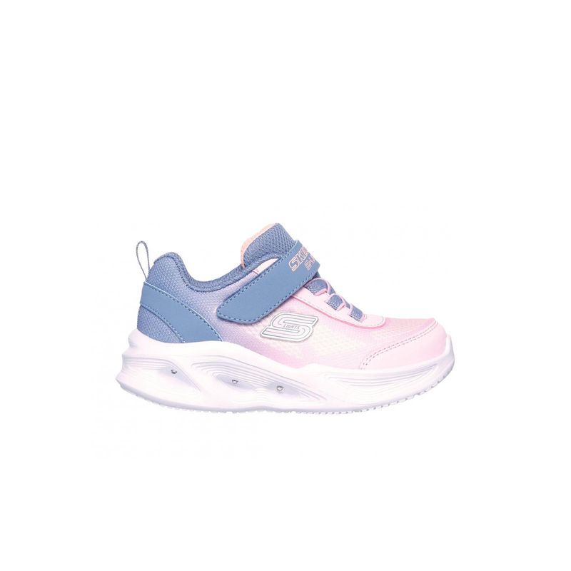 SKECHERS - Zapatillas Niña-Infant Sola Glow Gris LP Skechers