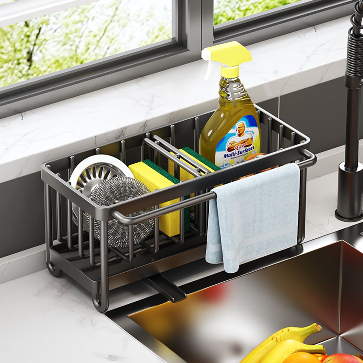 ATURE - Porta Esponja Organizador De Lavaplatos Escurridor De Cocina