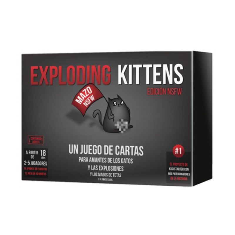 EXPLODING KITTENS - Exploding kittens NSFW - Juego de mesa en Español