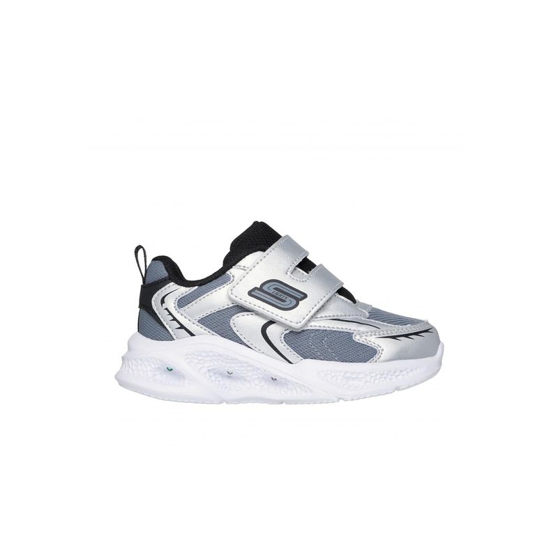 SKECHERS - Zapatillas Niño-Infant Meteor-Lights Plateado SL Skechers