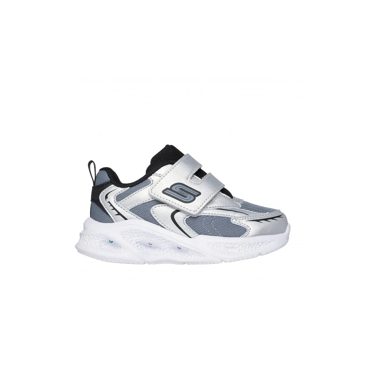 SKECHERS - Zapatillas Niño-Infant Meteor-Lights Plateado SL Skechers