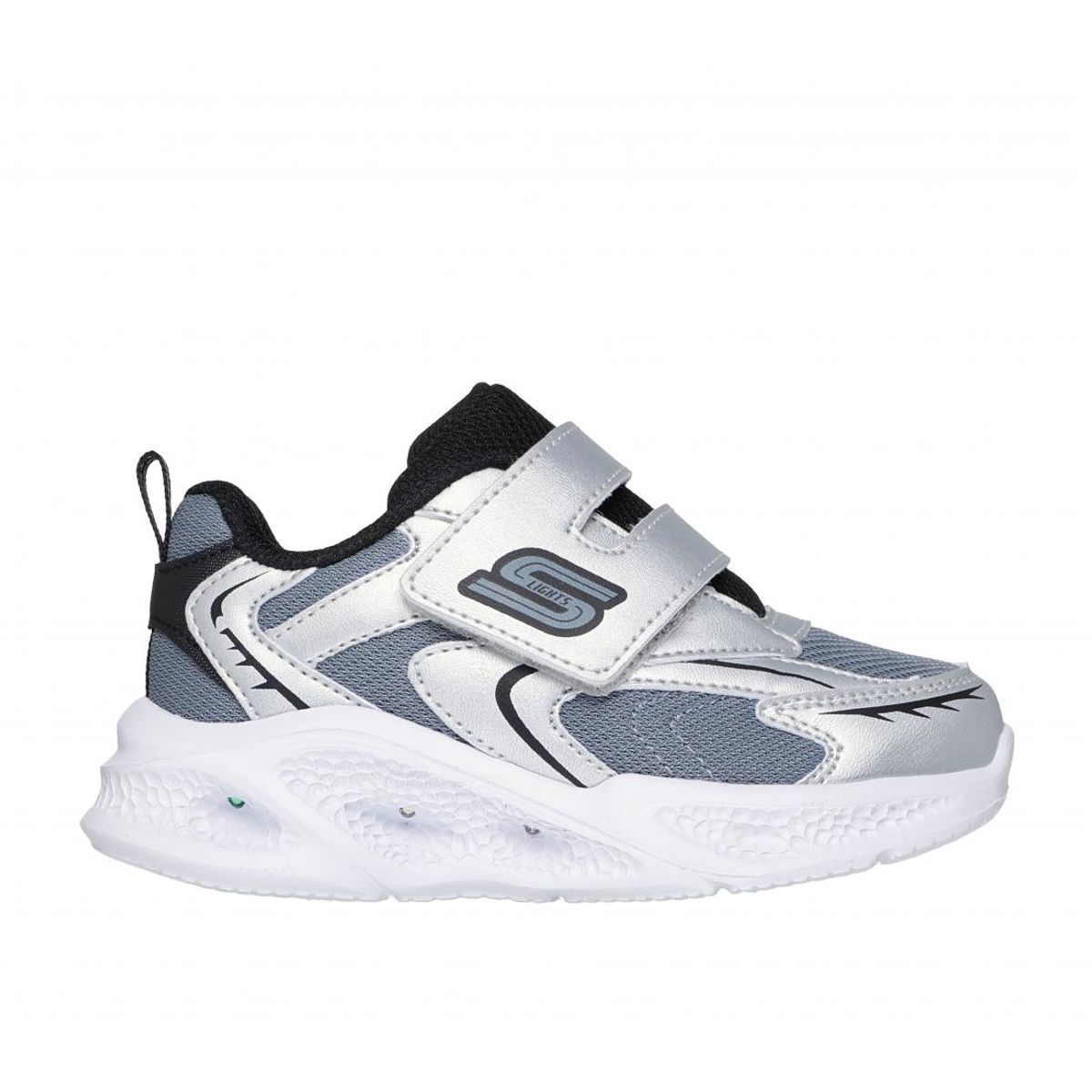 SKECHERS - Zapatillas Niño-Infant Meteor-Lights Plateado SL Skechers