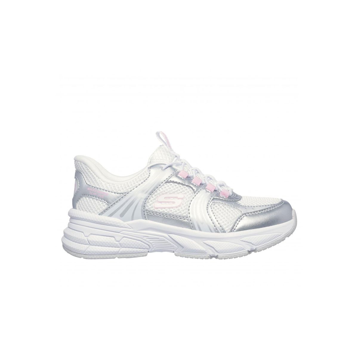 SKECHERS - Zapatillas Niña Slip-ins Retro-Graph Blanco PK Skechers