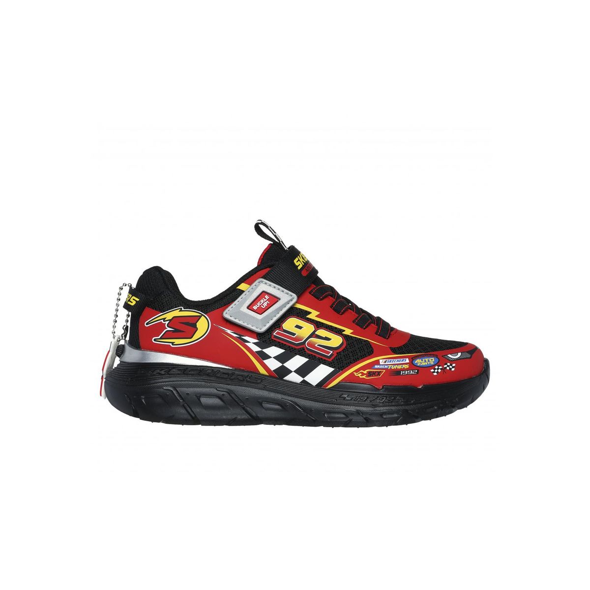 SKECHERS - Zapatillas Niño Skech Tracks Rojo BK Skechers