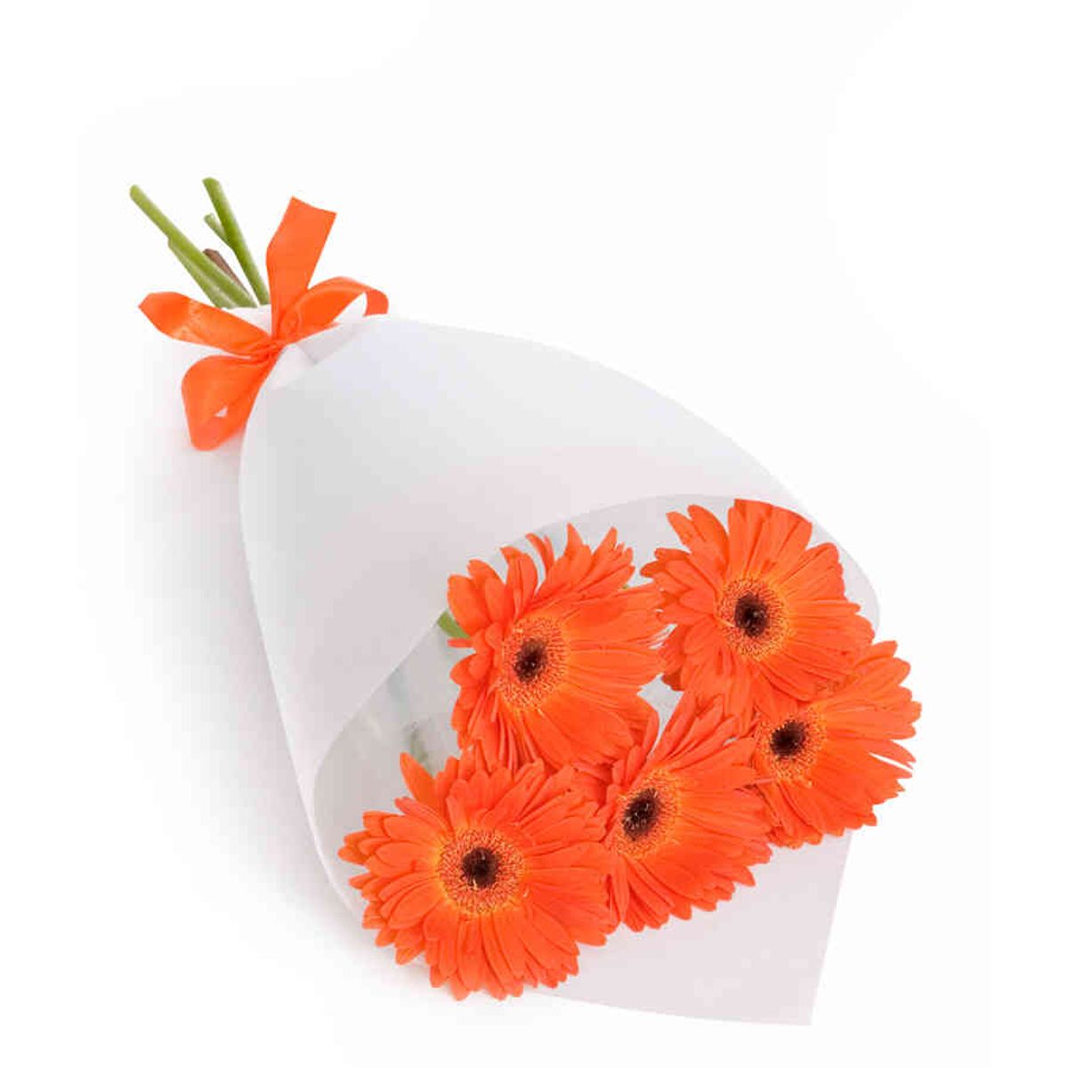 GENERICO - Ramo 5 Gerberas Naranjas