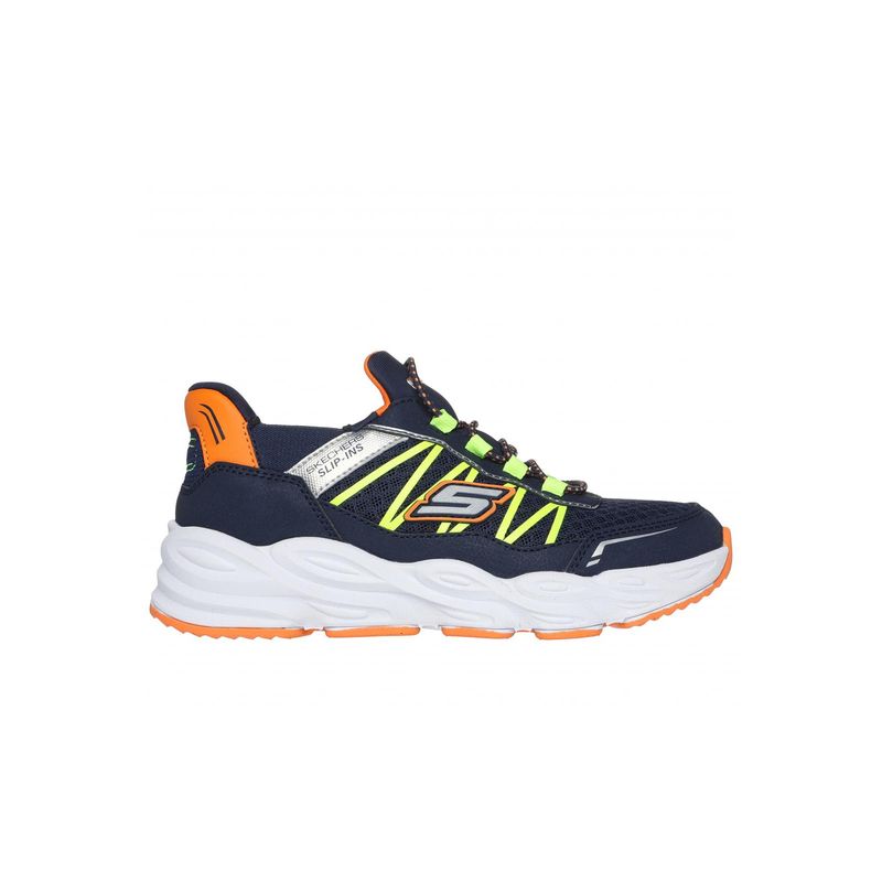 SKECHERS - Zapatillas Niño Slip-ins Turbo Tread Azul OG Skechers