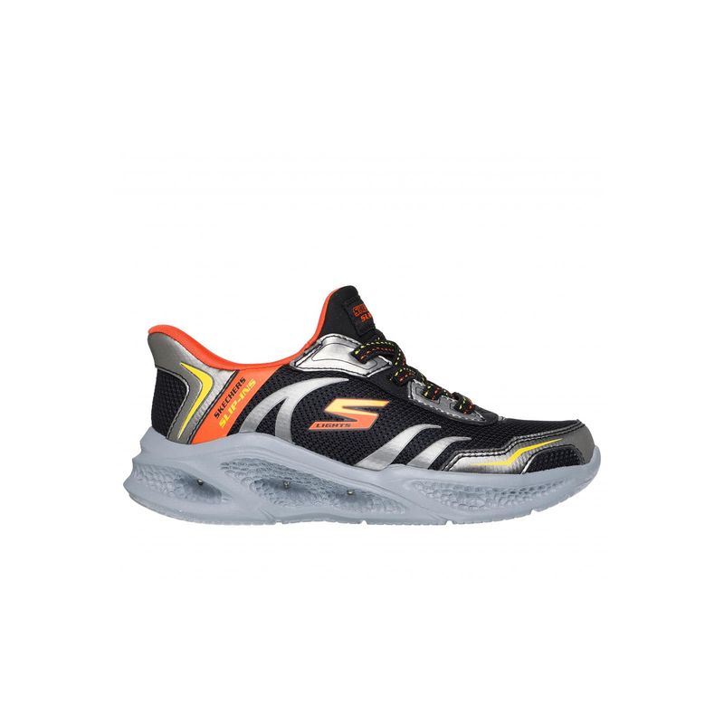 SKECHERS - Zapatillas Niño Slip-ins Meteor-Lights Negro LSL Skechers