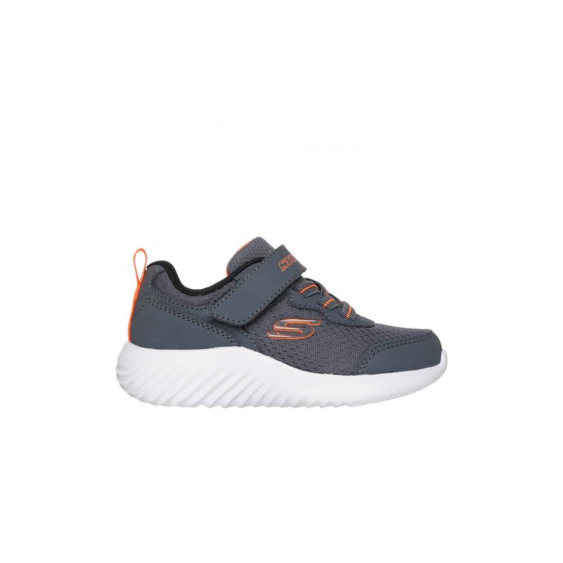 SKECHERS - Zapatillas Niño-Infante Bounder Gris CR Skechers