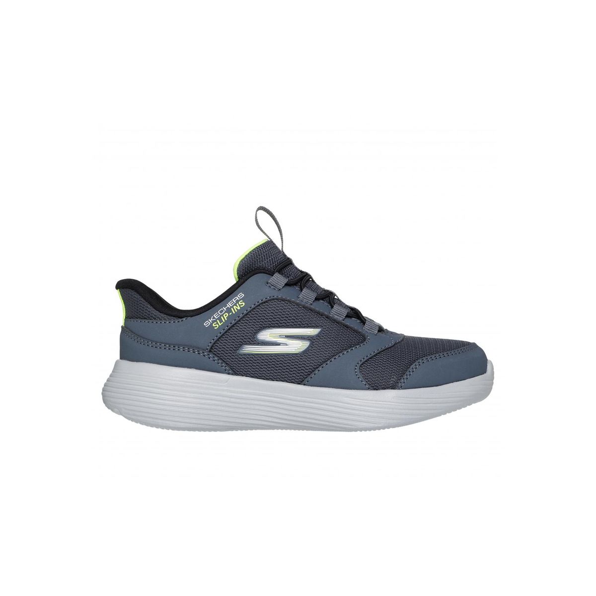 SKECHERS - Zapatillas Niño Slip-ins Go Run 400 V2 Gris BK Skechers