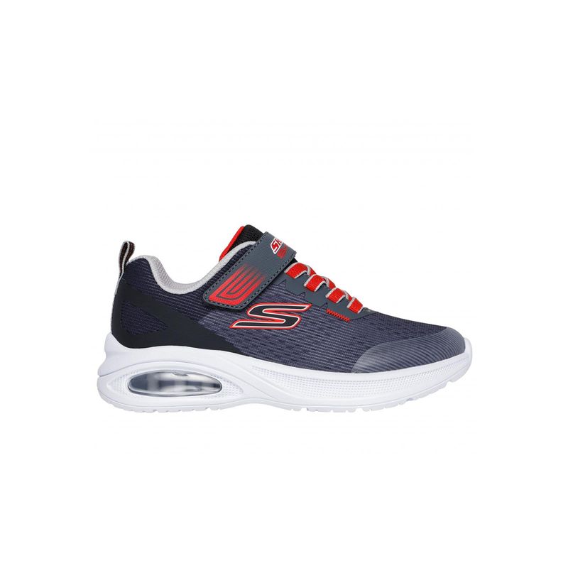 SKECHERS - Zapatillas Niño Microspec Max Advance Gris BK Skechers