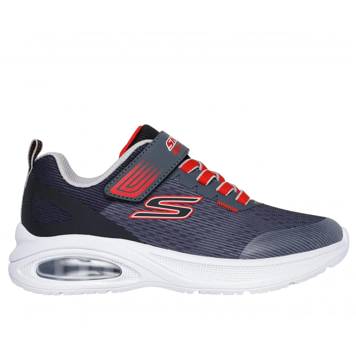 SKECHERS - Zapatillas Niño Microspec Max Advance Gris BK Skechers