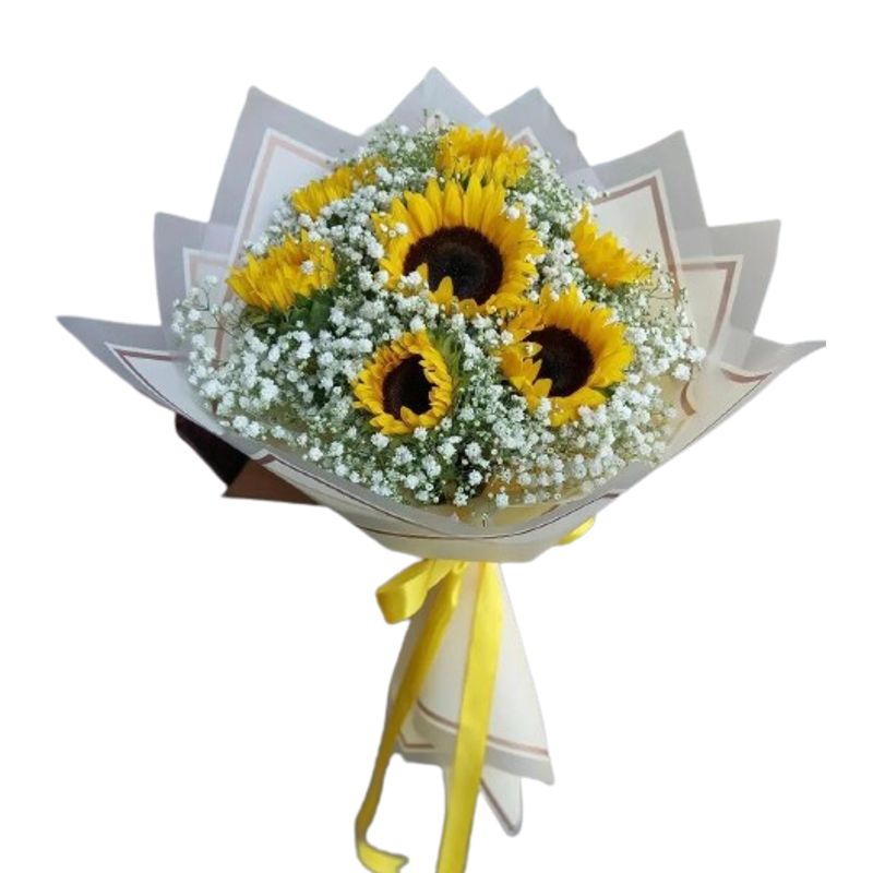 GENERICO - Bouquet de 7 Girasoles con Ilusión