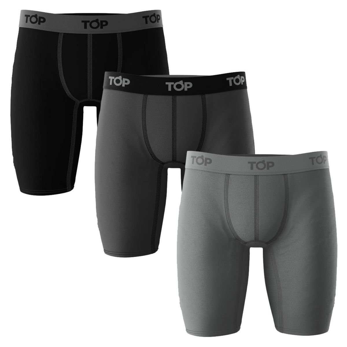 TOP - Pack de 3 Boxer de Algodón Hombre