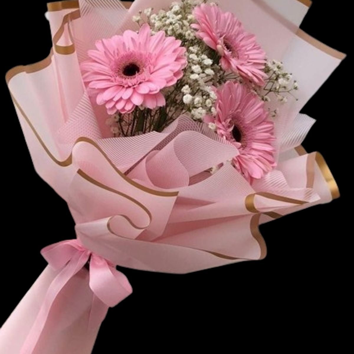 GENERICO - Bouquet de 3 Gerberas Rosadas