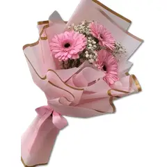 GENERICO - Bouquet de 3 Gerberas Rosadas