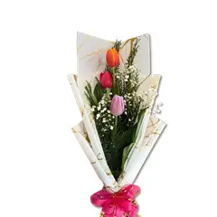 GENERICO - Bouquet de 3 Tulipanes Primaverales