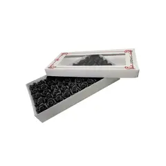 GENERICO - Caja de 50 Rosas Negras Eternas de Jabón