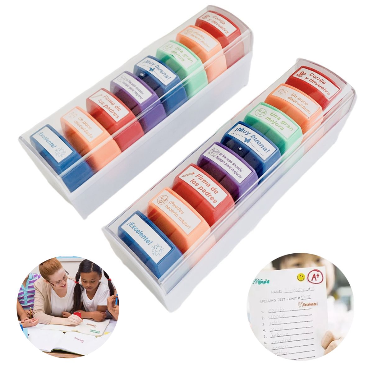 ATURE - Sellos Escolares Personalizados Comentario Profesor Español