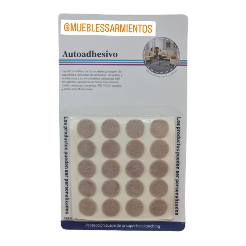 GENERICO - Almohadilla Protectora De Fieltro Para Sillas Mesas Muebles