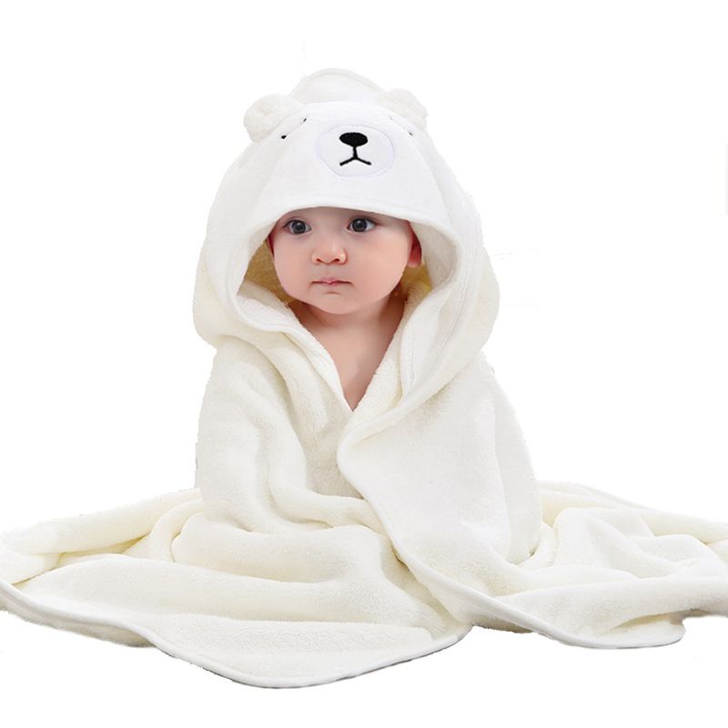 ATURE - Toallas De Baño Algodón Cómodo Con Capucha Para Niños