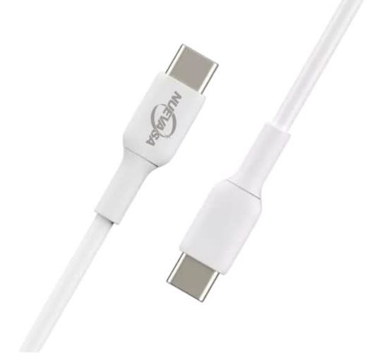 Cable USB-C 60W 1 Metro para Carga y Transferencia