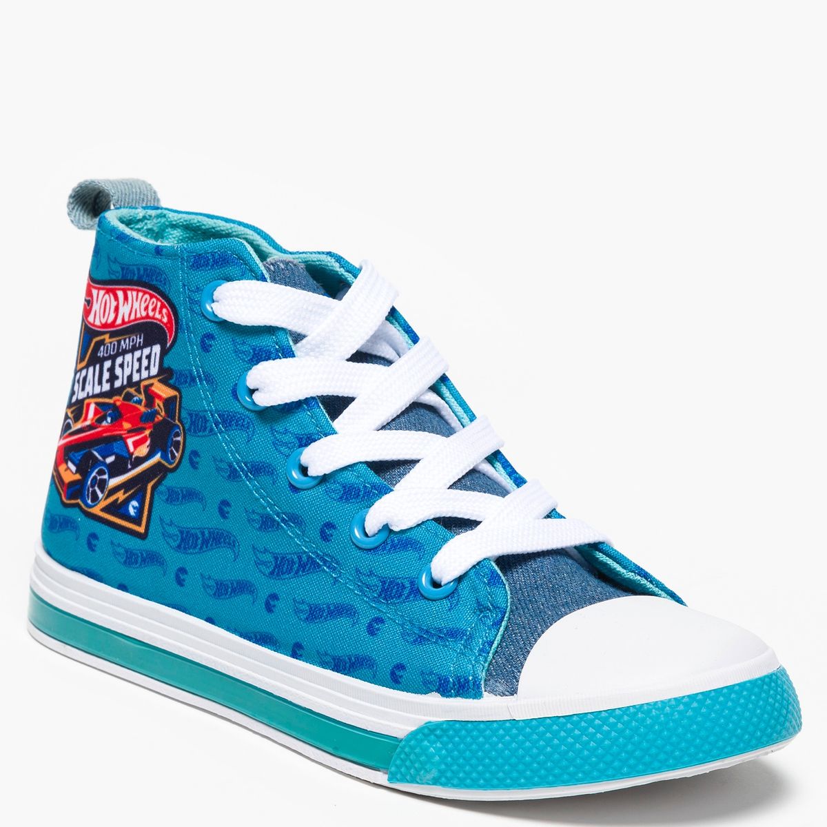 HOT WHEELS - Zapatilla Urbana Niño Luces Azul