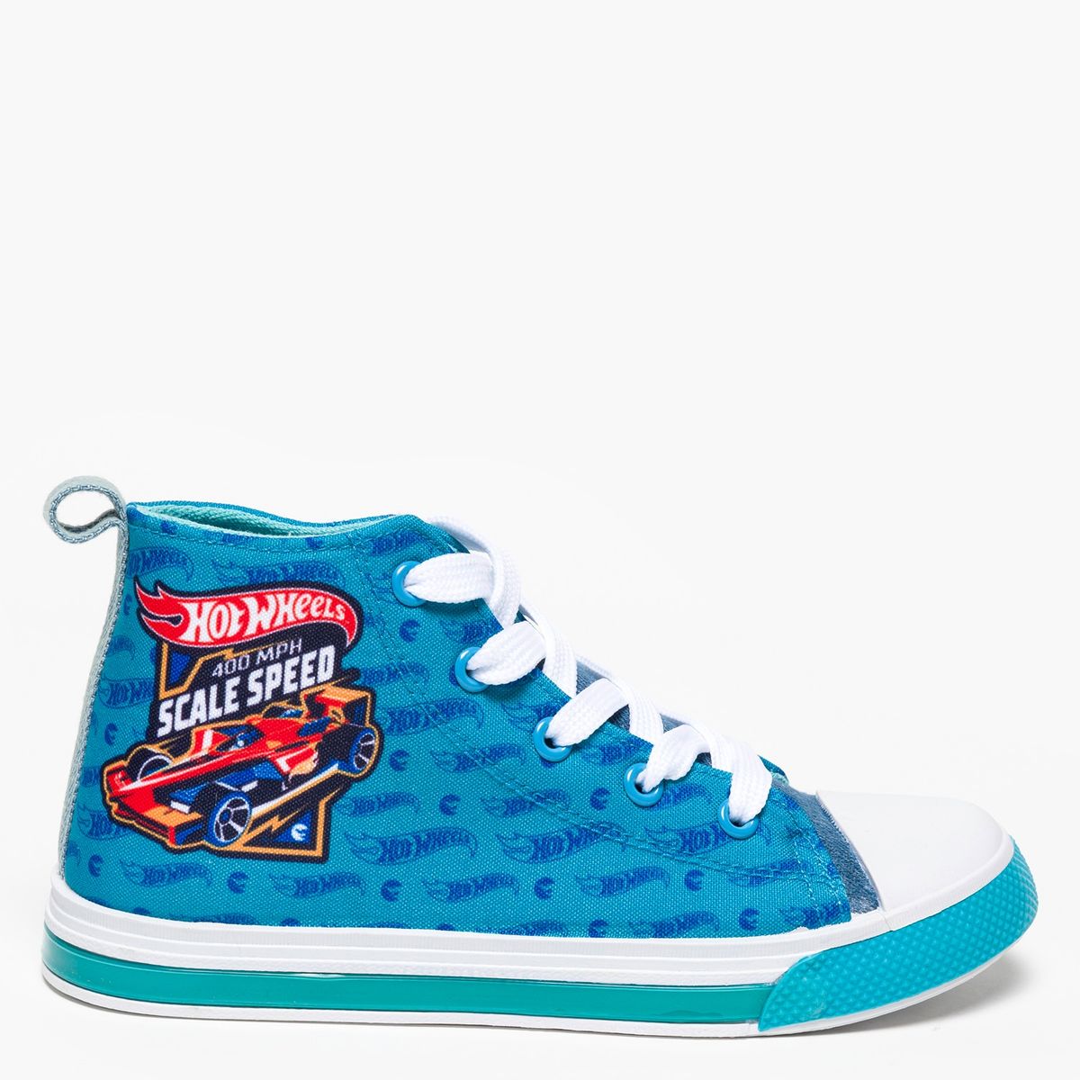 HOT WHEELS - Zapatilla Urbana Niño Luces Azul