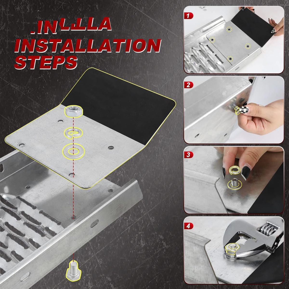 KUANGYE - Rampa De Plegable Para Motos - Quads - Buggies