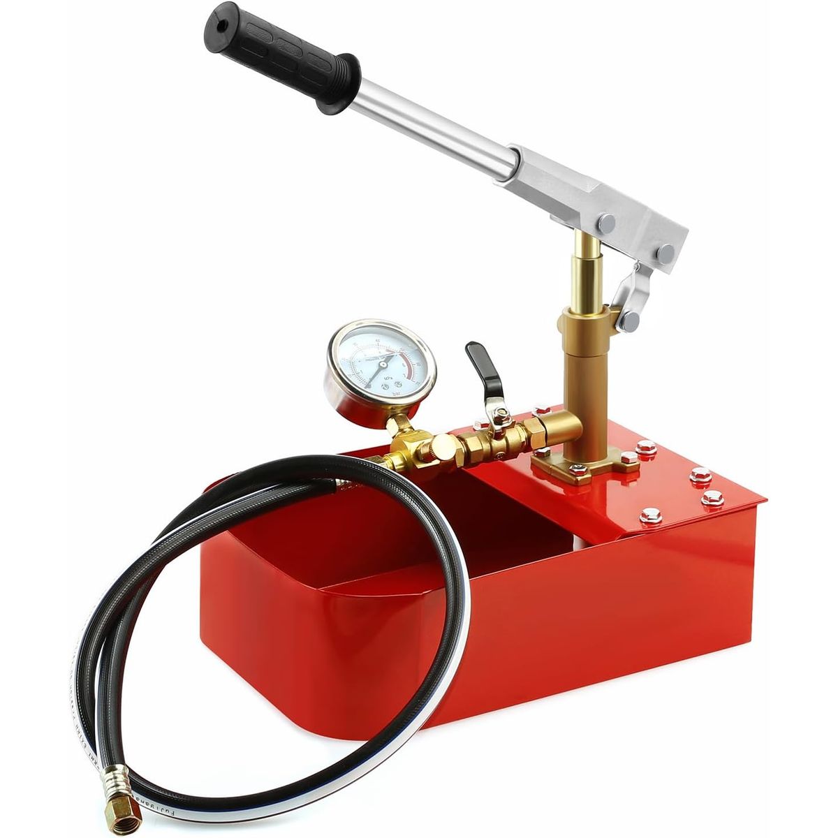 KUANGYE - Bomba Manual Prueba De Presion Hidraulica 0-50bar 16 Ml/min