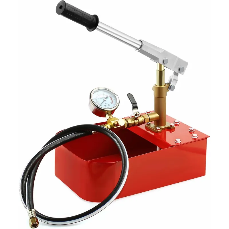 KUANGYE - Bomba Manual Prueba De Presion Hidraulica 0-50bar 16 Ml/min