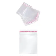 MALIK - Bolsa Adhesiva de Celofán 25x30 cm Transparente