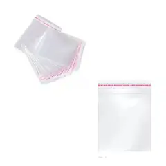 MALIK - Bolsa con Cierre Adhesivo 23x39 cm para Comercios