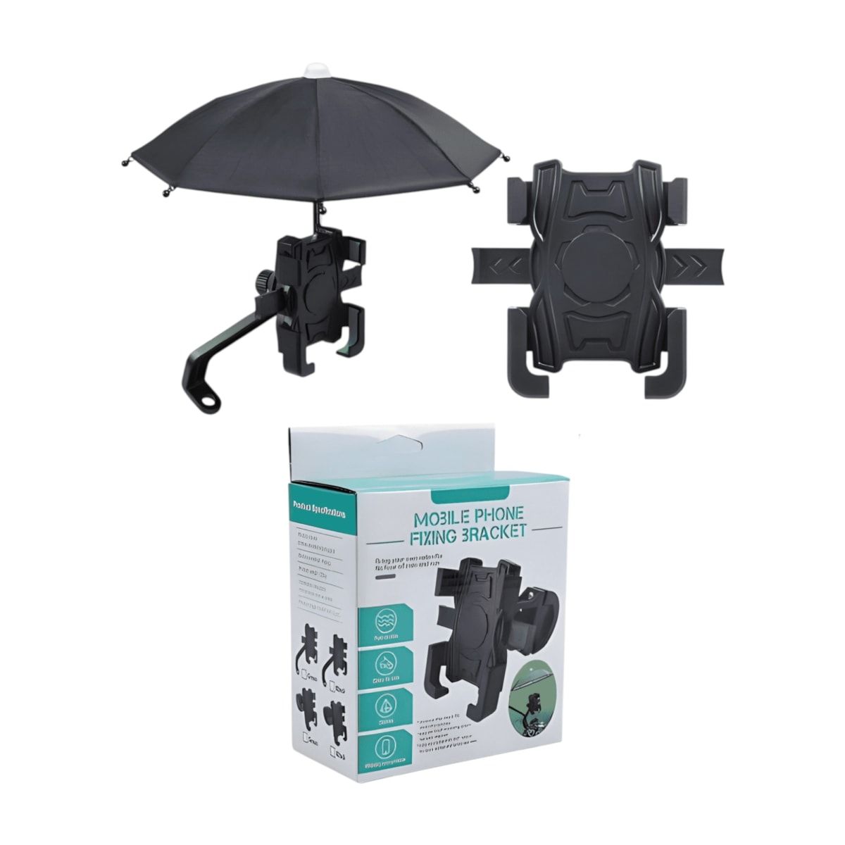 MALIK - Soporte Antirrobo para Moto N33 con Cable de Seguridad