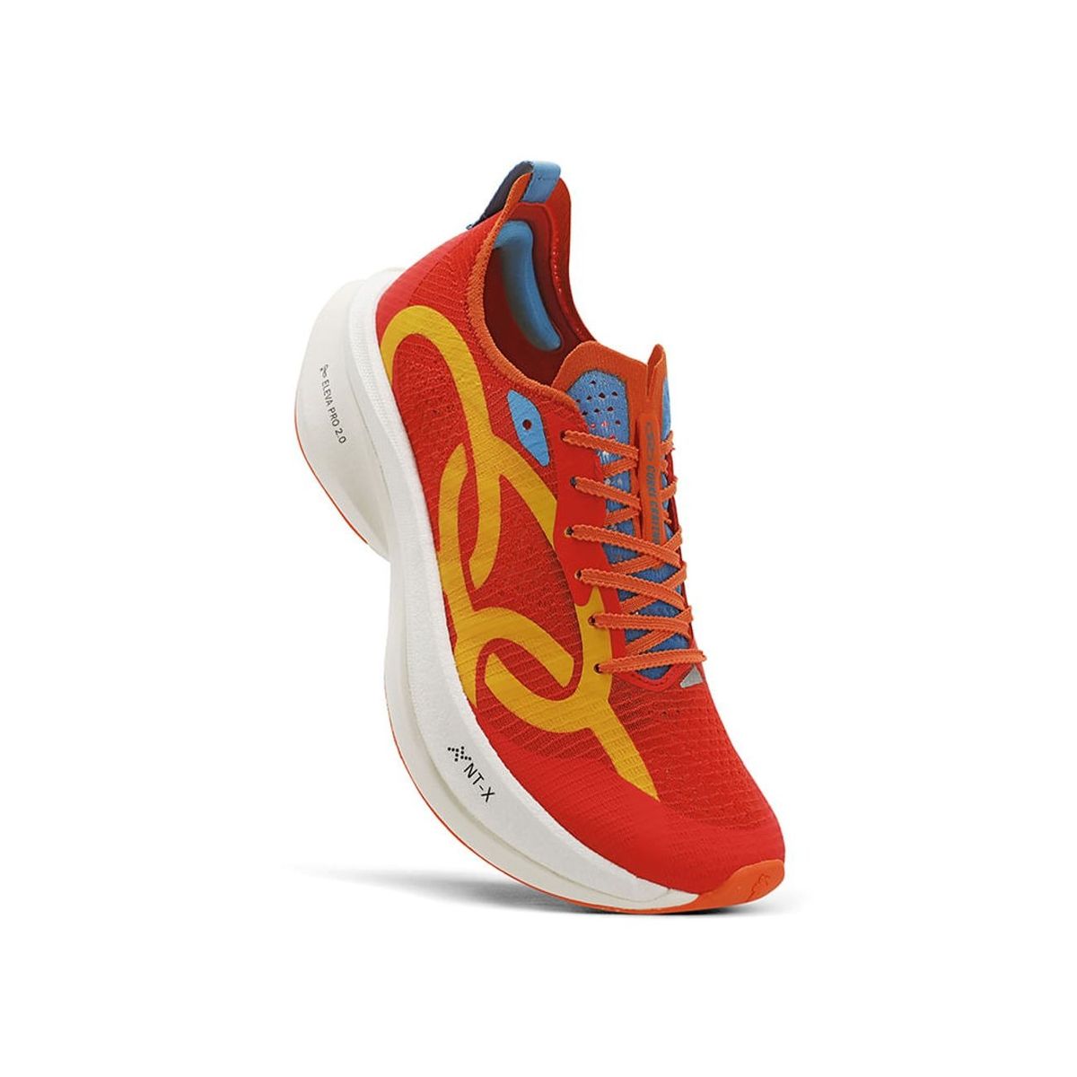 OLYMPIKUS - Zapatilla Running Mujer Corre Grafeno 3 Rojo/Amarillo