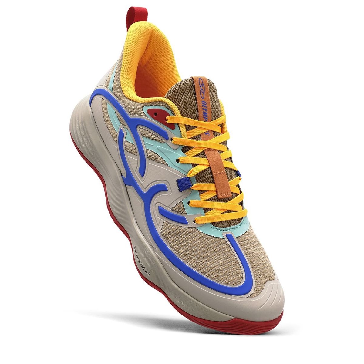 OLYMPIKUS - Zapatilla Voleibol Mujer Quadra BR1 Gris/Multi