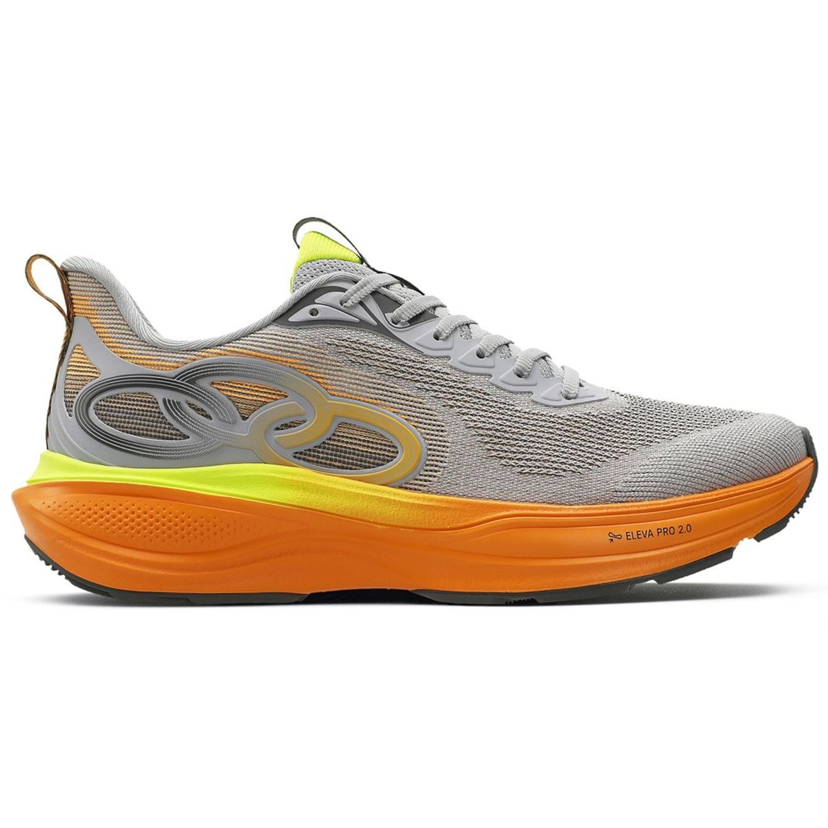 OLYMPIKUS - Zapatilla Running Mujer Pride 4 Gris/Naranja