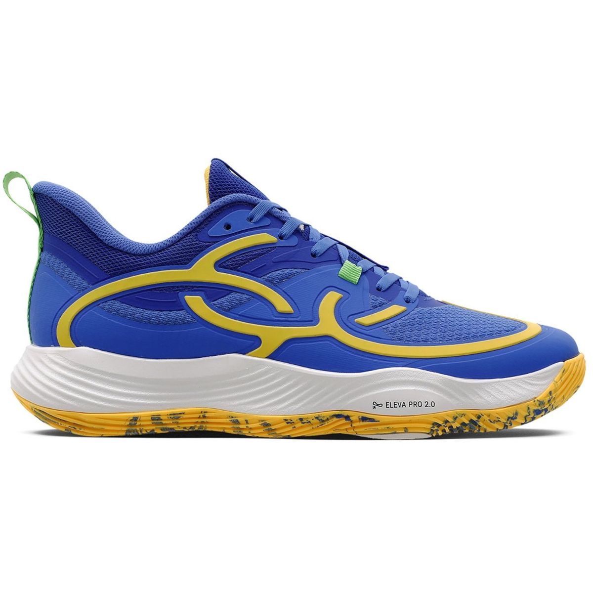 OLYMPIKUS - Zapatilla Voleibol Hombre Quadra BR1 Azul/Amarillo