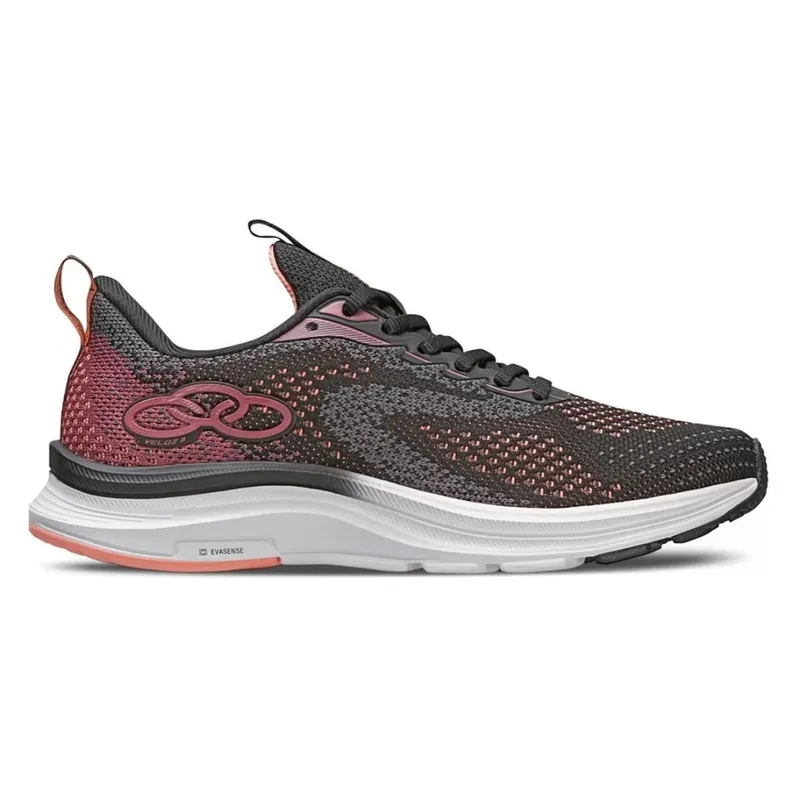 OLYMPIKUS - Zapatilla Mujer Veloz 2 Negro/Rosado