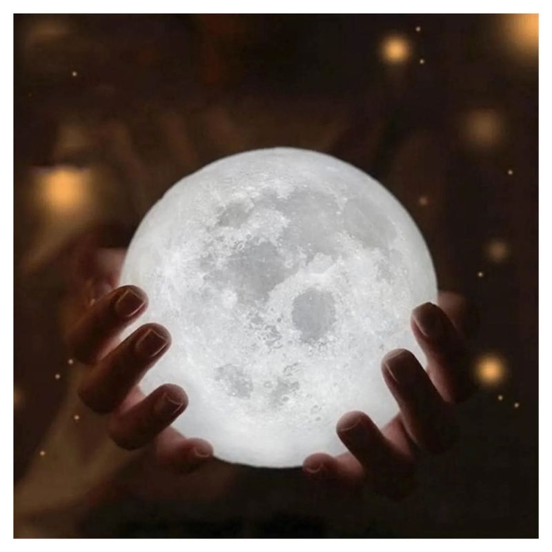 MOVI - LAMPARA HUMIFICADORA CON FORMA DE LUNA  3D