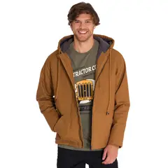 CAT - Chaqueta Hooded Sherpa Hombre Bronze