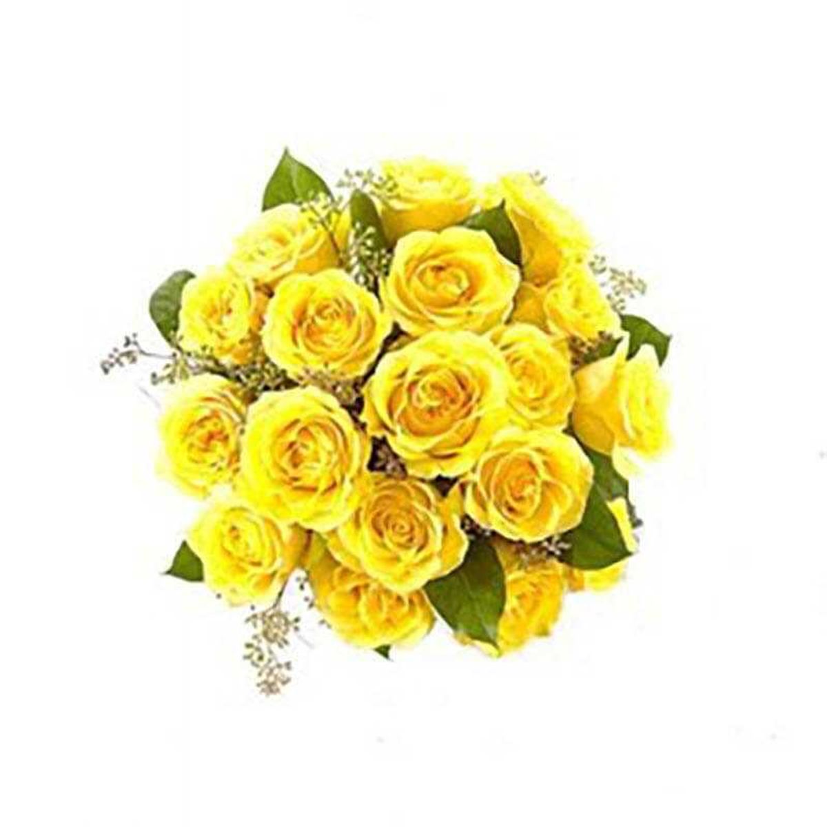GENERICO - Ramo de 15 Rosas Amarillas