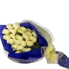 GENERICO - Ramo de 18 Rosas Blancas