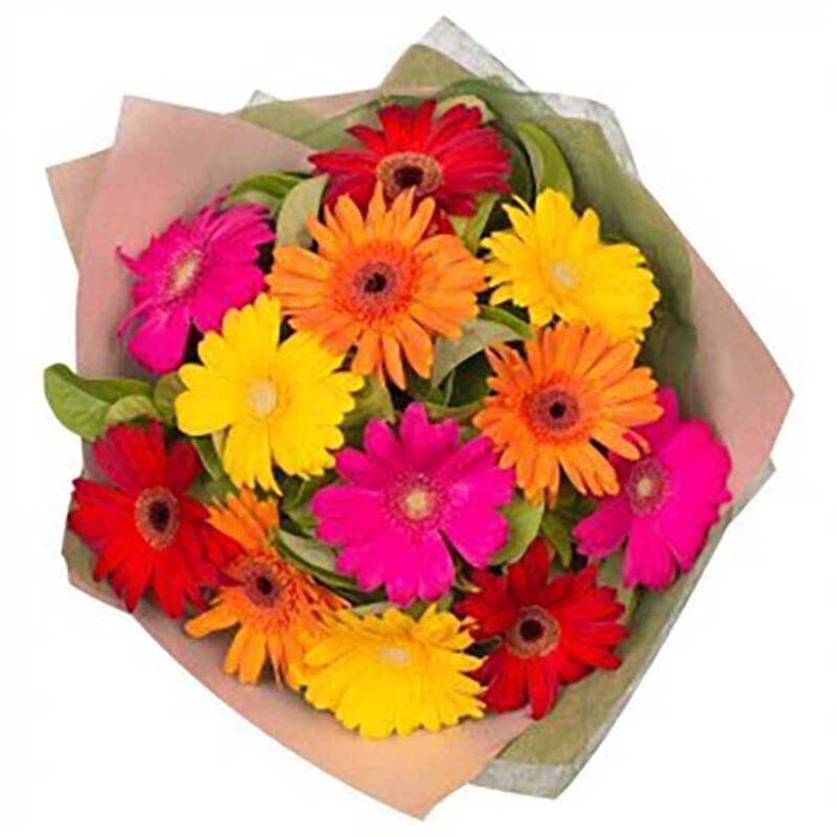GENERICO - Bouquet de 10 Gerberas Primaveral