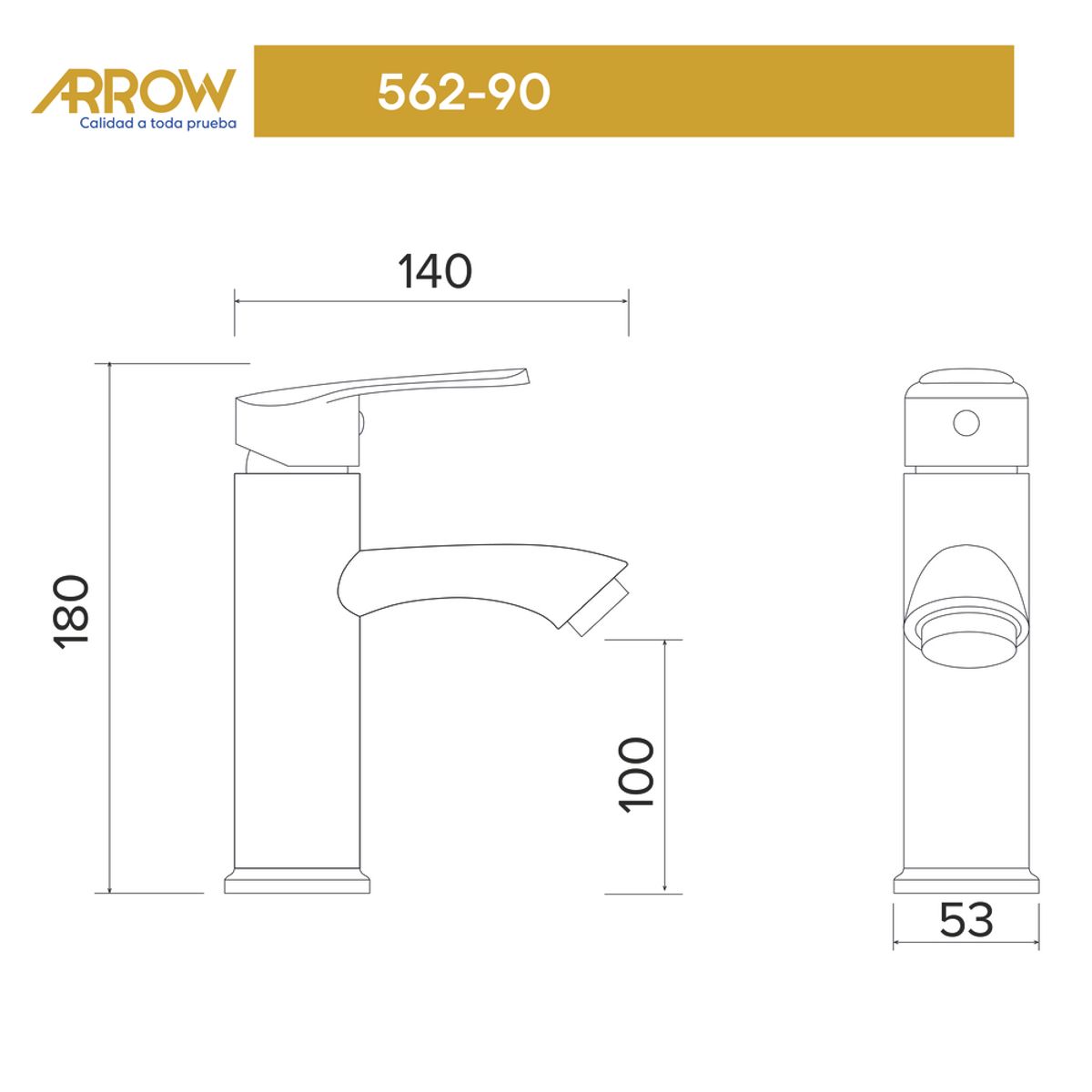 ARROW - MONOMANDO LAVAMANOS JUMBO