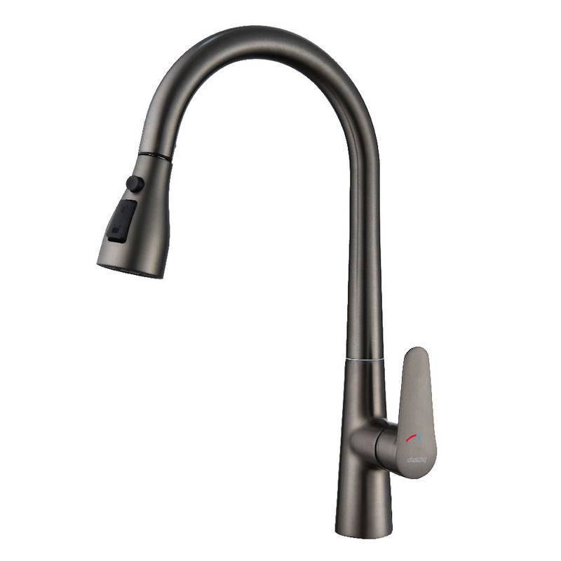 DUSCHY - MONOMANDO COCINA EXTRAIBLE GUN METAL COOLSTART