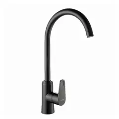 DUSCHY - MONOMANDO COCINA KALMAR MATTE BLACK ABS