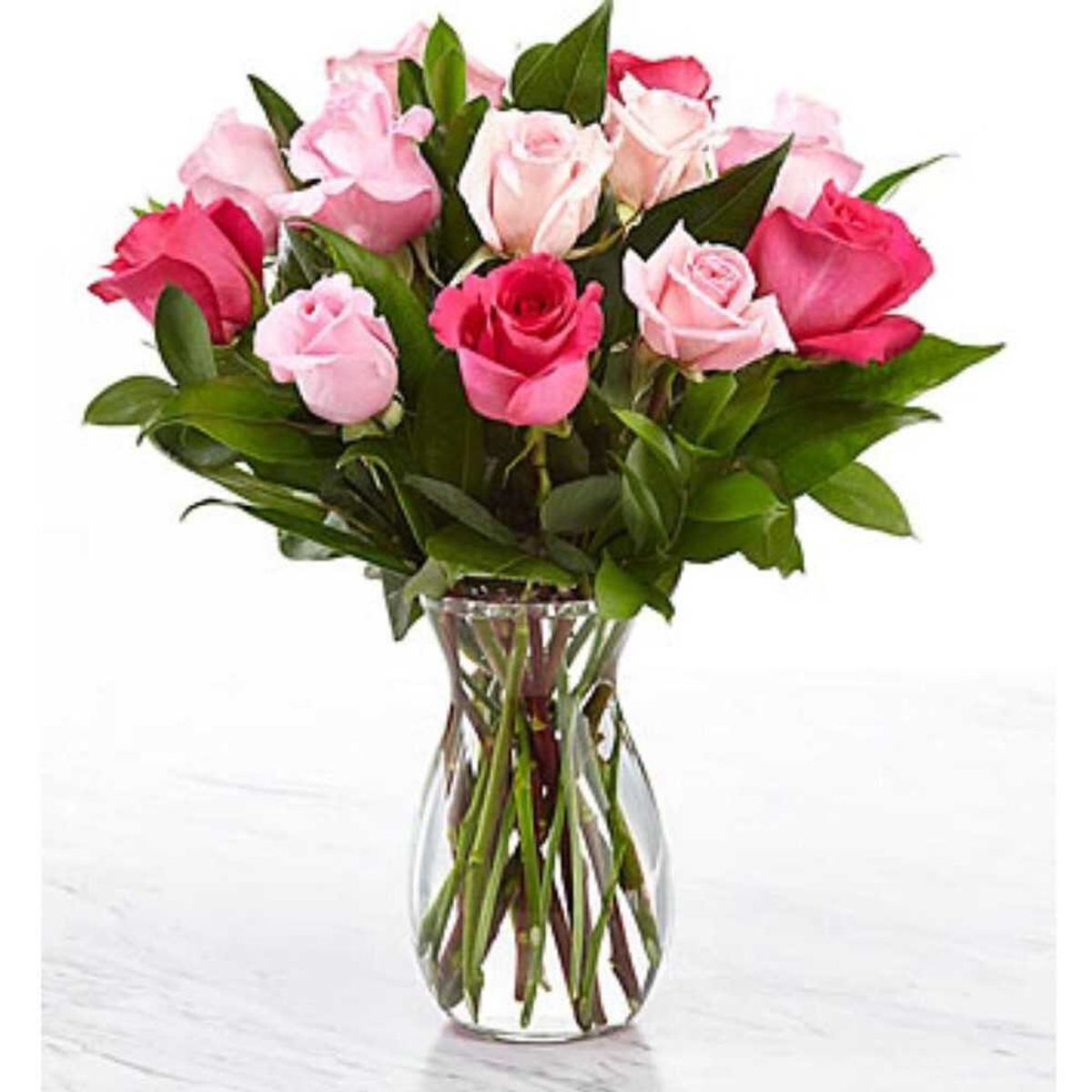 GENERICO - Florero 12 Rosas Primaveral