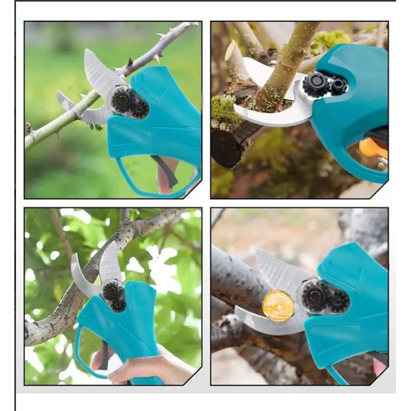 MOVI - SET DE JARDINERÍA CON CORTADORA, TIJERAS DE PODAR Y MINI MOTOSIERRA