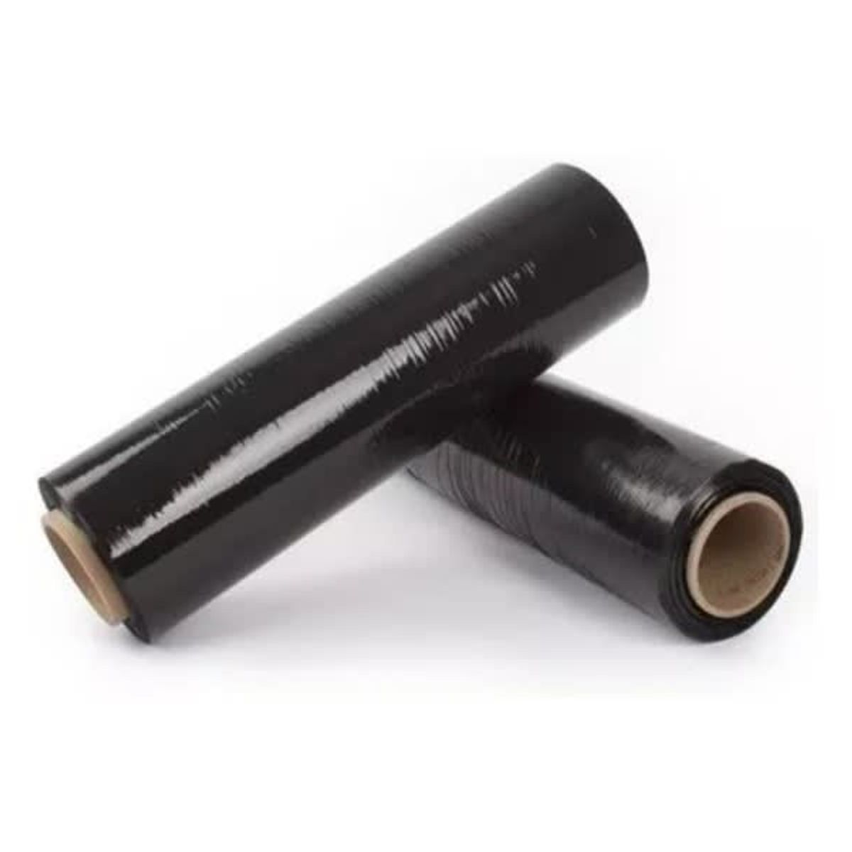 MALIK - Alusa Film Stretch Negro - Rollo 35kg 350m 50cm Ancho